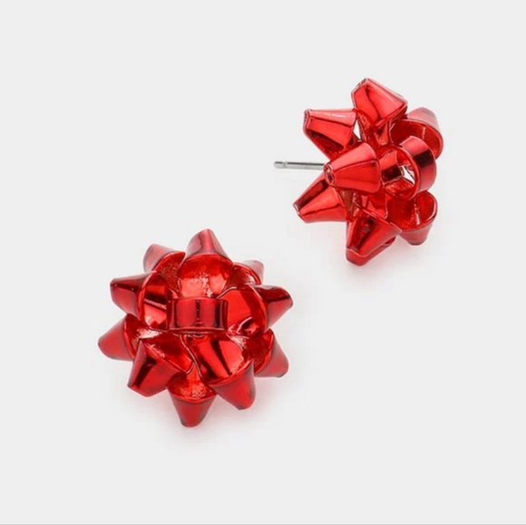 🎄2 pairs of xmas bow earrings - Picture 4 of 8